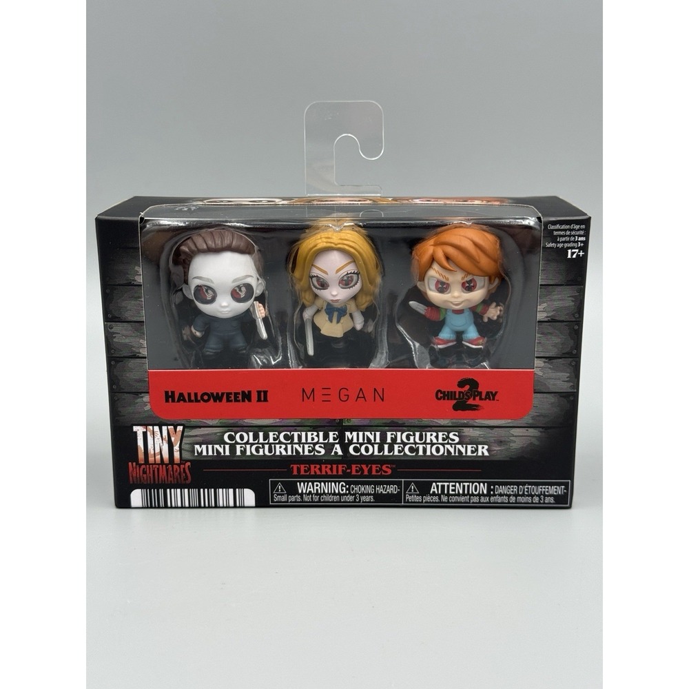 Tiny Nightmares HALLOWEEN II MEGAN & CHUCKY Mini Figures Just Play New